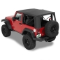 Preview: Jeep Wrangler JK 2türer Ersatzverdeck Verdeck Verdeckhülle getönte Scheiben Black Diamond 10-18