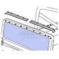 Preview: Jeep Wrangler YJ Softtopleiste Leiste Softtop Bikini Top Schiene 87-95