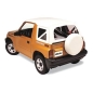 Preview: Suzuki Sidekick Chevrolet Geo Tracker Santana Verdeck Ersatz Verdeckhülle Weiß Crush Bestop 95-98
