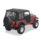 Preview: Jeep CJ5 Supertop Softtop Verdeck inkl. teilbare Türen Black Denim Bestop 76-83