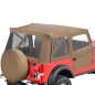 Preview: Jeep CJ CJ7 Supertop soft top hood incl. divisible doors Spice Denim Bestop 80-86