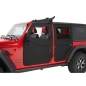 Preview: Jeep Wrangler JL Set of divisible doors rear Black Twill Textile 3-ply Bestop 18-