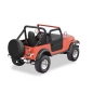 Preview: Jeep CJ CJ7 split 2-piece doors Supertop Doors Black Crush Bestop 76-80