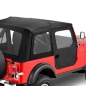 Preview: Jeep CJ CJ7 CJ8 teilbare Türen Supertop Doors Black Crush Bestop 80-86