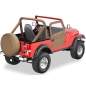 Preview: Jeep Wrangler YJ split doors Supertop Doors Spice Denim Bestop 87-95