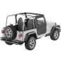 Preview: Jeep Wrangler TJ Set of divisible doors Supertop Doors Black Denim Bestop 96-06