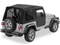 Preview: Jeep Wrangler TJ Satz teilbare Türen Supertop Doors Black Diamond Bestop 96-06