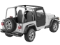 Preview: Jeep Wrangler TJ Satz teilbare Türen Supertop Doors Black Diamond Bestop 96-06