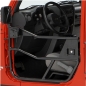 Preview: Jeep CJ CJ7 CJ8 Wrangler YJ Set Half Doors Element Tube Doors HighRock 4x4 satin black year 80-95