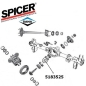 Preview: Jeep Wrangler JK Collapsible Pinion Spacer Dana 44 rear axle Spicer 07-17