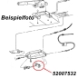 Preview: Jeep Cherokee XJ Kabelführung Halter Einsteller Handbremsseil 91-01