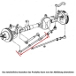 Preview: Jeep Grand Cherokee ZJ ZG V8 right right Drag Link with tie rod end on steering knuckle right LHD 92-98
