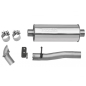 Preview: Jeep Wrangler JK 3,8 ltr. 4-doors Single Cat-Back Exhaust System with Ultra Flo™ Muffler Dynomax 07-11