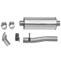 Preview: Jeep Wrangler JK 3.8 liters 4-door exhaust silencer Ultra Flo™ silencer with tailpipe in front of the rear axle Dynomax 07-11