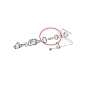 Preview: Jeep Wrangler TJ speedometer drive with O-ring speedometer pinion pinion gear short 39 teeth NP231 96-06