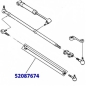 Preview: Jeep Wrangler TJ Premium pipe tie rod tie rod tube incl. clamps LHD year 96-06