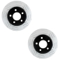 Preview: Jeep Cherokee Liberty KJ set brake discs front Performance Raybestos 02-07
