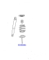 Preview: Jeep Cherokee Liberty KJ one rear lower Spring Isolator 02-07