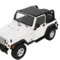 Preview: Jeep Wrangler TJ Sun Bikini Top Targa Style Black Diamond Bestop 03-06