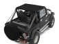 Preview: Jeep Wrangler YJ Bikini Top Traditional Style Black Crush Bestop 87-91