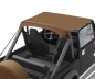 Preview: Jeep Wrangler YJ Bikini Top Traditional Style TAN Denim Bestop 87-91