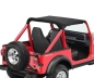 Preview: Jeep Wrangler YJ Bikini Top Strapless Style Black Crush 87-91