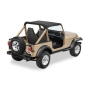 Preview: Jeep Wrangler YJ Bikini Top Strapless Style Black Crush 87-91