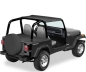Preview: Jeep Wrangler YJ Bikini Top Strapless Style Black Denim Bestop 92-95