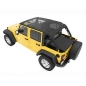 Preview: Jeep Wrangler JK 4türer Header Bikini Top Safari Style Mesh Bestop 07-09