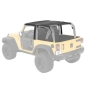 Preview: Jeep Wrangler JK 2türer Safari Bikini Top Cable-Style Mesh Bestop 10-18