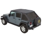 Preview: Jeep Wrangler JK 4türer Ersatz Verdeckhülle für Trektop NX Verdeck Black Diamond Bestop 07-18
