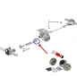 Preview: Jeep Gand Cherokee WH WK Diesel Kardanwellengelenk Rep Set Gelenk für die vordere Kardanwelle hinteres Gelenk zum Getriebe 05-10