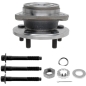 Preview: Jeep Grand Cherokee ZJ ZG Radnabe Set vorne mit Nabenschrauben und Mutter Dana 30 93-98