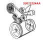 Preview: Jeep Cherokee Liberty KJ 2,4 ltr. Drive Belt Idler Pulley Ø 76mm Gates 02-05