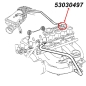 Preview: Jeep Wrangler TJ 2,5 ltr. PCV Ventil Kurbelgehäuse Entlüftung hinten Ventildeckel 96-02