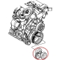 Preview: Jeep Grand Cherokee WH WK 4,7 ltr. Riemenspanner Umlenkrolle Spannrolle Laufrolle 05-10