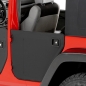 Preview: Jeep Wrangler JK 4-door Unlimited half doors rear Black Diamond Bestop 07-18