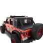 Preview: Jeep Wrangler JL 4türer Halftop Verdeck Black Diamond Bestop 18-