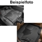 Preview: Jeep Gladiator JT 2teiliges Set Premium Fussmatten Gummimatten vorne Schwarz X-act Contour Husky Liners 19-26