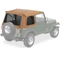 Preview: Jeep Wrangler YJ Supertop Verdeck Softtop Bestop Spice Denim getönte Scheiben 87-95