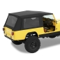 Preview: Jeep Scrambler CJ8 Classic Squareback Supertop Verdeck Softtop schwarz mit getönten Scheiben 81-85