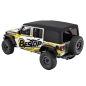 Preview: Jeep Wrangler JL 4türer Supertop Ultra Squareback Verdeck Softtop Black Twill Bestop 18-