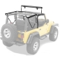 Preview: Jeep Wrangler TJ Supertop NX folding top tinted windows Black Twill textile 3-layer Bestop 96-06