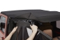 Preview: Jeep Wrangler JK 2-door Trektop NX Glide soft top black twill textile 3-layer Bestop 07-18