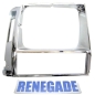 Preview: Jeep Cherokee XJ Scheinwerferblende Scheinwerfer Rahmen rechts Chrom 84-90