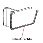 Preview: Jeep Wrangler YJ door seal set left & right half doors front 87-95