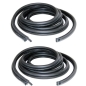 Preview: Jeep Cherokee XJ 4-door door seal set rear left & right on the body 84-96
