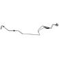 Preview: Jeep Commander XH XK 4,7 & 5,7 ltr. Inlet & Outlet Transmission Oil Cooler Line Set 06-10