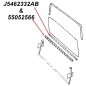 Preview: Jeep Wagoneer & Grand Wagoneer SJ set of 2 wiper seals outside & inside rear window tailgate 63-91