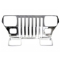 Preview: Jeep Wrangler YJ Radiator Grille Overlay incl. Headlamp Bezel year 87-95